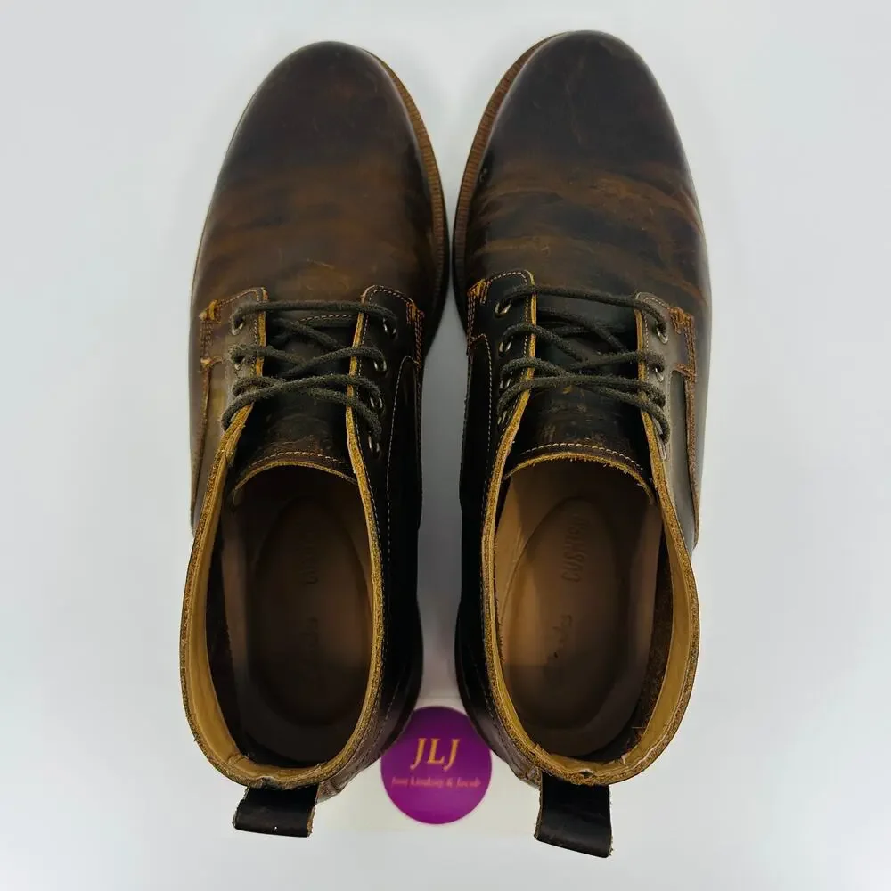 Clarks Men's Foxwell Mid Beeswax Leather Lace Up Chukka Boots Size 8.5